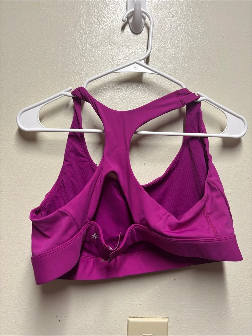 Athleta Women’s Interval Sports Bra  Fuchsia Magenta Size 1X